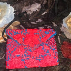 Embroidered purse
